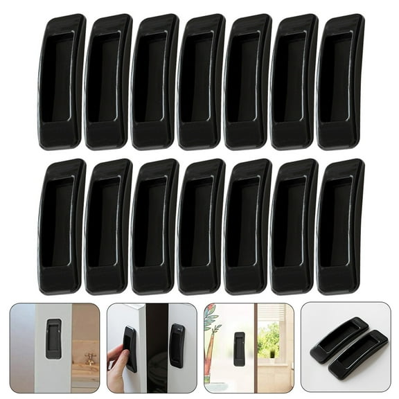 Supvox 20Pcs Stick on Door Handles Adhesive Pull Handles for Windows
