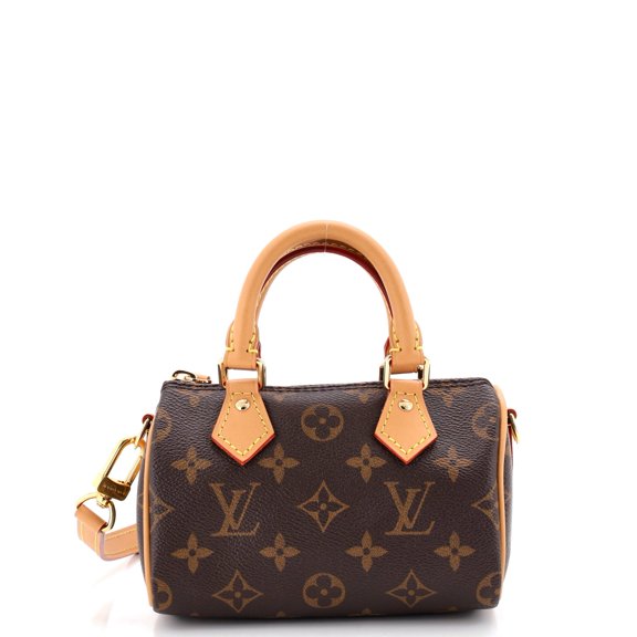 Pre-Owned Speedy Bandouliere NM Bag Monogram Canvas Nano By Rebag