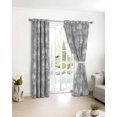 thumbnail image 3 of Farmhouse Country Blackout Curtains for Bedroom/Living Room, Thermal Insulated Kitchen Curtains, Grey Vintage Trees Rustic French Garden Grommet Darkening Window Treatment Drapes 42"x63"x2, 3 of 8