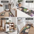 thumbnail image 5 of Pioneer Flower Floral Print Pattern Kitchen Rugs Sets Of 3,Kitchen Runner Rugs Non Skid Washable,Decorative Kitchen Floor Mats for Kitchen,Sink,Laundry,17"x30"+ 17"x47" + 17"x59", 5 of 6