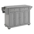 thumbnail image 1 of Pemberly Row Traditional Wood/Granite Kitchen Island in Gray, 1 of 12