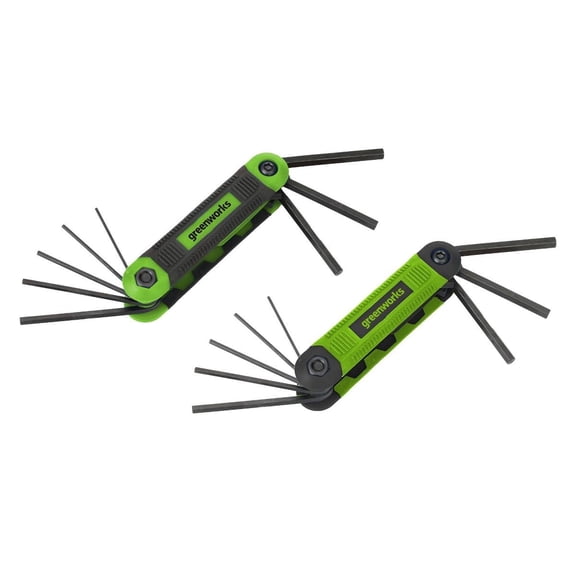 Greenworks SAE & Metric Hex Wrench Set