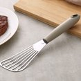 thumbnail image 1 of Espátula de acero inoxidable para freír pescado Espátula para carne Espátula de cocina con filtración inclinada Espátula para cocinar Espátula multiusos para filtrar aceite Espátula para el Akmoler, 1 of 8