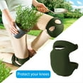 thumbnail image 2 of 2 Pack Gardening Knee Pads Soft Comfort Kneeler Knee Protective Cushions Ultra Thick Memory Foam Anti-slip Adjustable Knee Braces Kneepads for Gardener Cleaning Kneeling Scrubbing Floors Work Pruning, 2 of 7