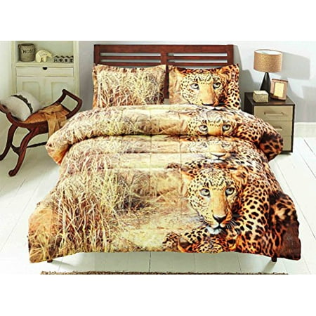 Unique Home 3 Piece Box Sched 3d Leopard Prints Bed In A Unique Home 3 Piece Box Sched 3d Leopard Prints Bed In A