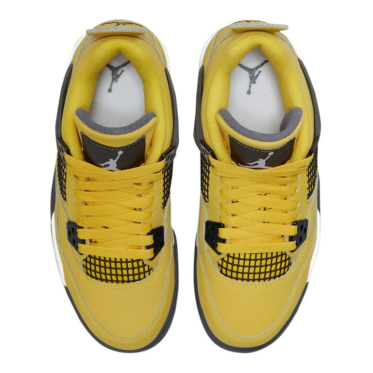 AIR JORDAN 4 RETRO GS 'LIGHTNING' 2021 - 408452-700 AIR JORDAN 4 RETRO GS 'LIGHTNING' 2021 - 408452-700