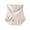Beige, variant on Women's High Waist Seamless Briefs, Scalloped Waist Button Accent Stretch Tummy Hip Lift Soft Shaping Underpants M-2XL