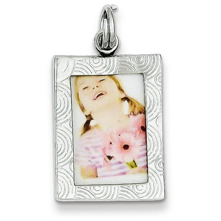Finejewelers Sterling Silver Polished Picture Frame Charm