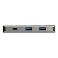 thumbnail image 2 of StarTech.com 3 Port USB C Hub with Gigabit Ethernet RJ45 GbE Port, 2x USB-A, 1x USB-C, SuperSpeed 10Gbps USB 3.1/3.2 Gen 2 Type C Hub Adapter, USB Bus Powered, Aluminum, Works w/TB3 1 x USB-C + 2 x USB 3.1 + 1 x 10/100/1000 - desktop - for P/N : PEXUSB321C, 2 of 4