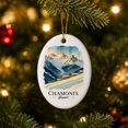 Chamonix Cd Chamonix Christmas Travel Keepsake Oval Ornament, France Holiday ...