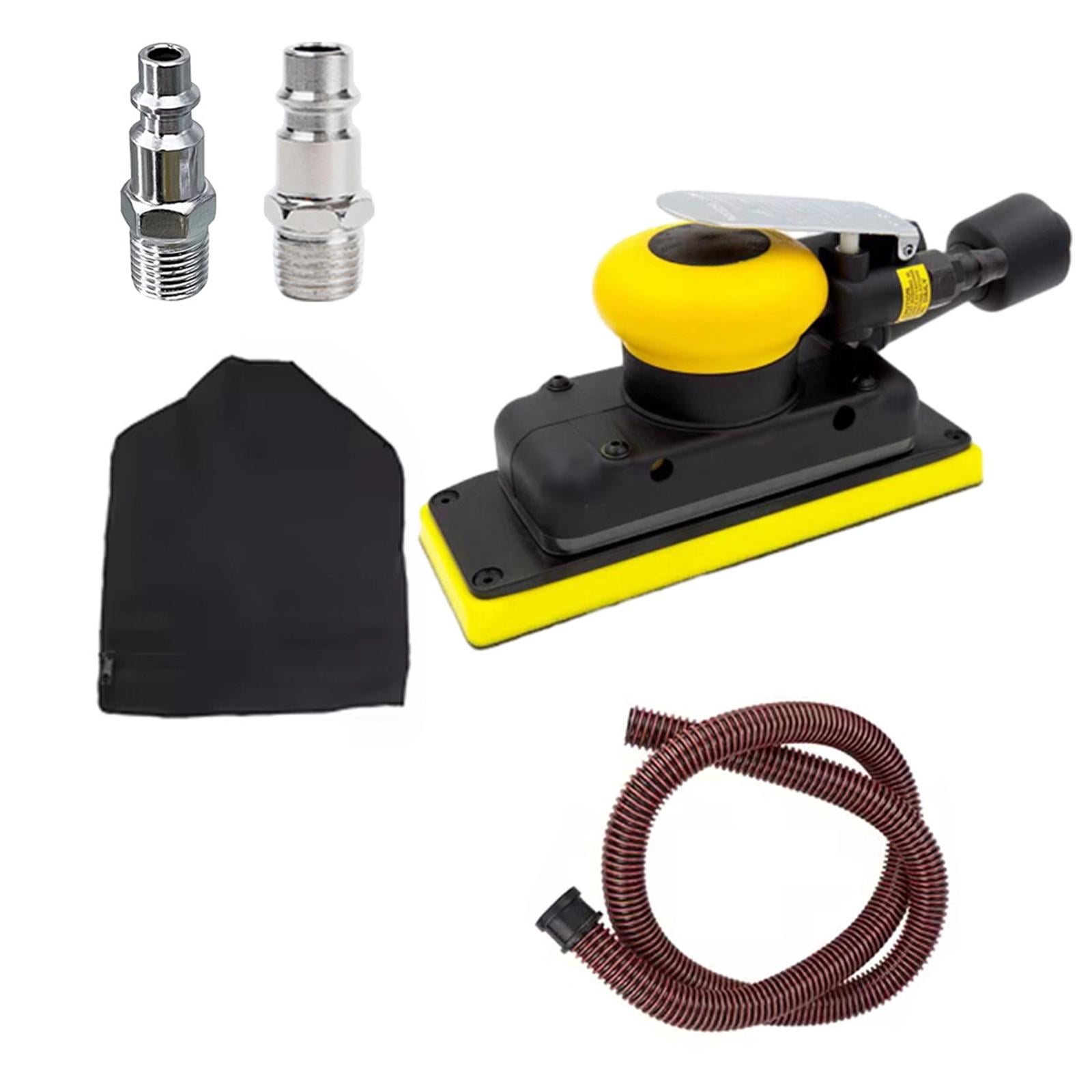 Air Sander Orbital Sander Rectangular Sanding Tool Lightweight Ergonomic Design for Woodworking Metal Car Polishing
