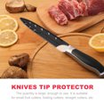 thumbnail image 5 of CIMAXIC Ceramic Cutters Protective Cover Black Plastic Cutters Cover Creative Feather Type Cutters Cover Ceramic Cutter Plastic Cutters Cover Size 8 Inches Black,7.87"X1.38"X0.12", 5 of 5