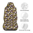 thumbnail image 5 of Yiaed Flowers Daisy Print Car Seat Covers,Universal Auto Seats Protector Fits for Car,SUV Sedan,Truck,Automotive Seat Covers & Accessories(Two packs), 5 of 7