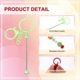 thumbnail image 3 of Uxcell Metal Beadable Keychains Bars with Lobster Hook Macaroon Light Green, 3 of 6