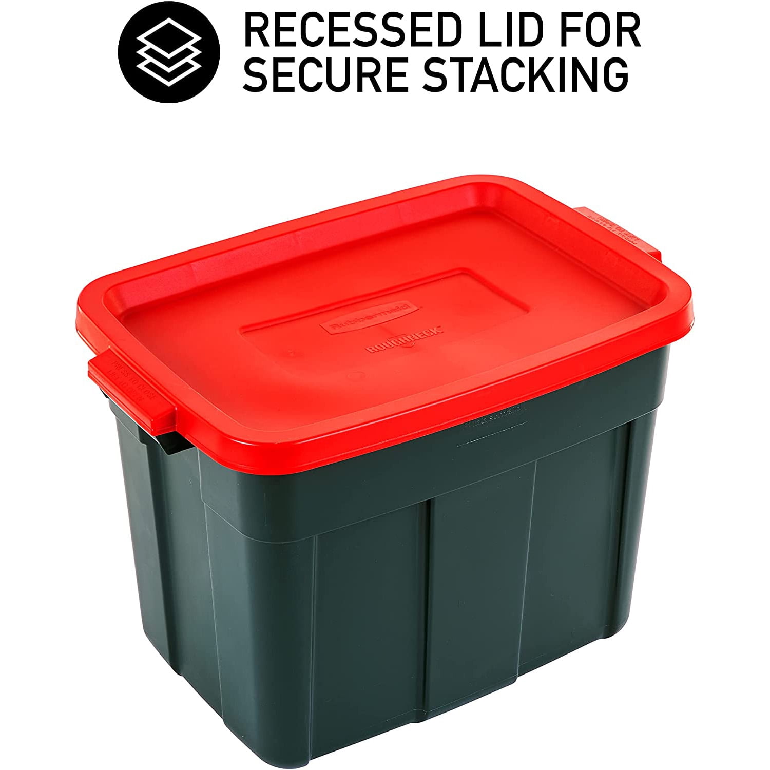 Rubbermaid Roughneck️ Storage Totes 18 Gal Pack of 6 Durable, Reusable, Set  of Plastic Storage Bins 