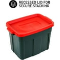 Rubbermaid Roughneck 18 Gal Tough Heavy Duty Christmas Storage Bins