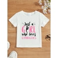 thumbnail image 3 of Young Girl Solid Color Casual Short Sleeve T-Shirt, 3 of 7