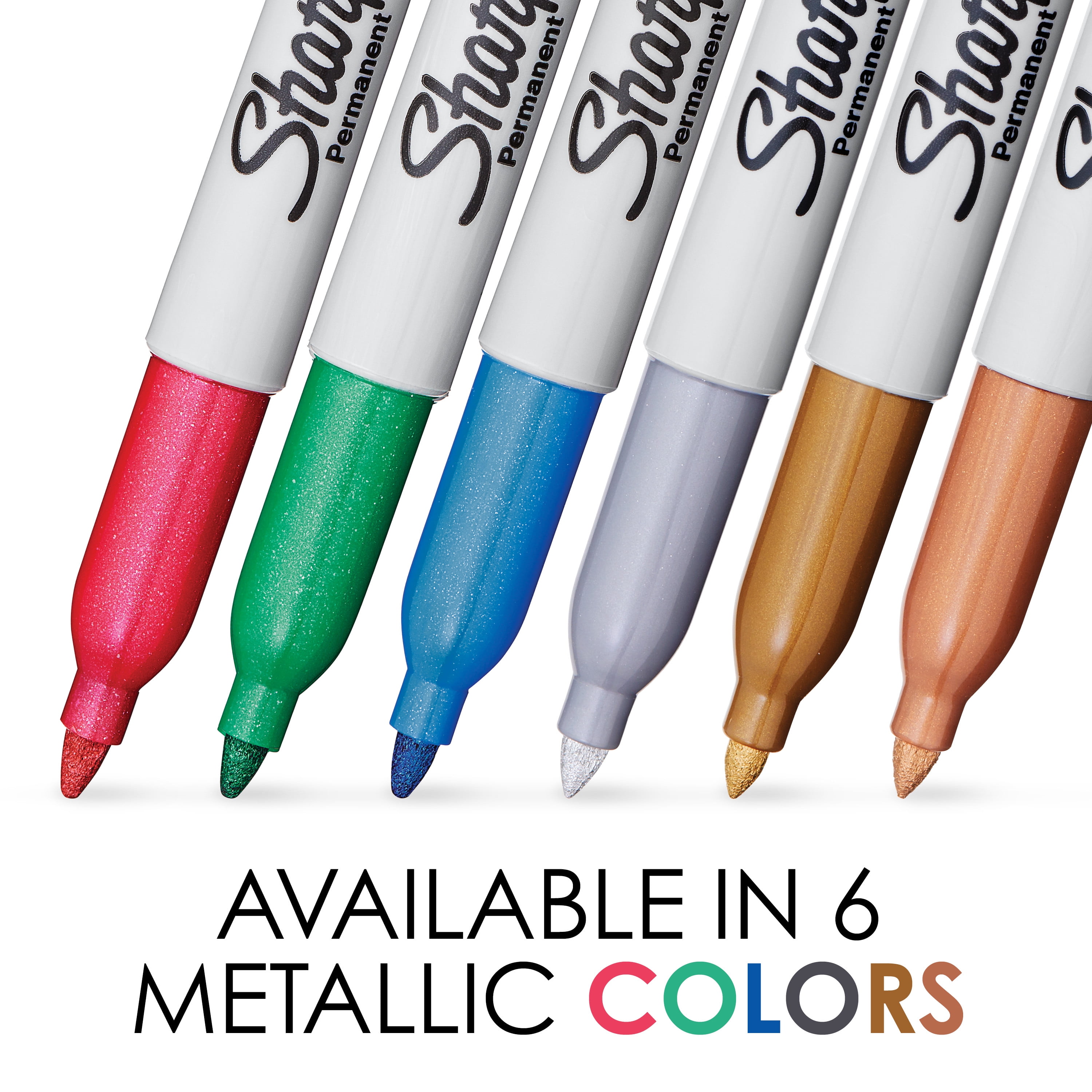 2-Color Metallic Sharpie® Fine Point Permanent Markers - 2 Pc