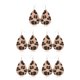 thumbnail image 3 of Sonducket 1 par de pendientes con estampado de leopardo geométrico de piel sintética adornos de joyería de moda accesorio de moda para mujeres y niñas Tipo 2 5piezas Sonducket CBP233688, 3 of 6
