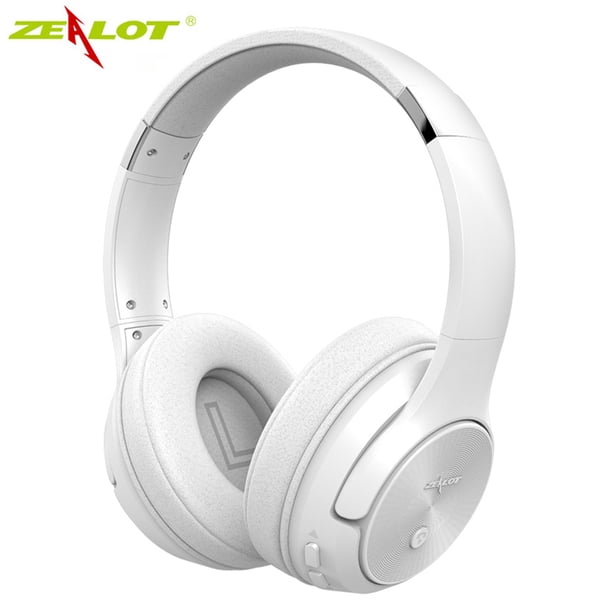 ZEALOT B36 Blanco Auricular Bluetooth Auriculares Inalámbricos Estéreo Plegable