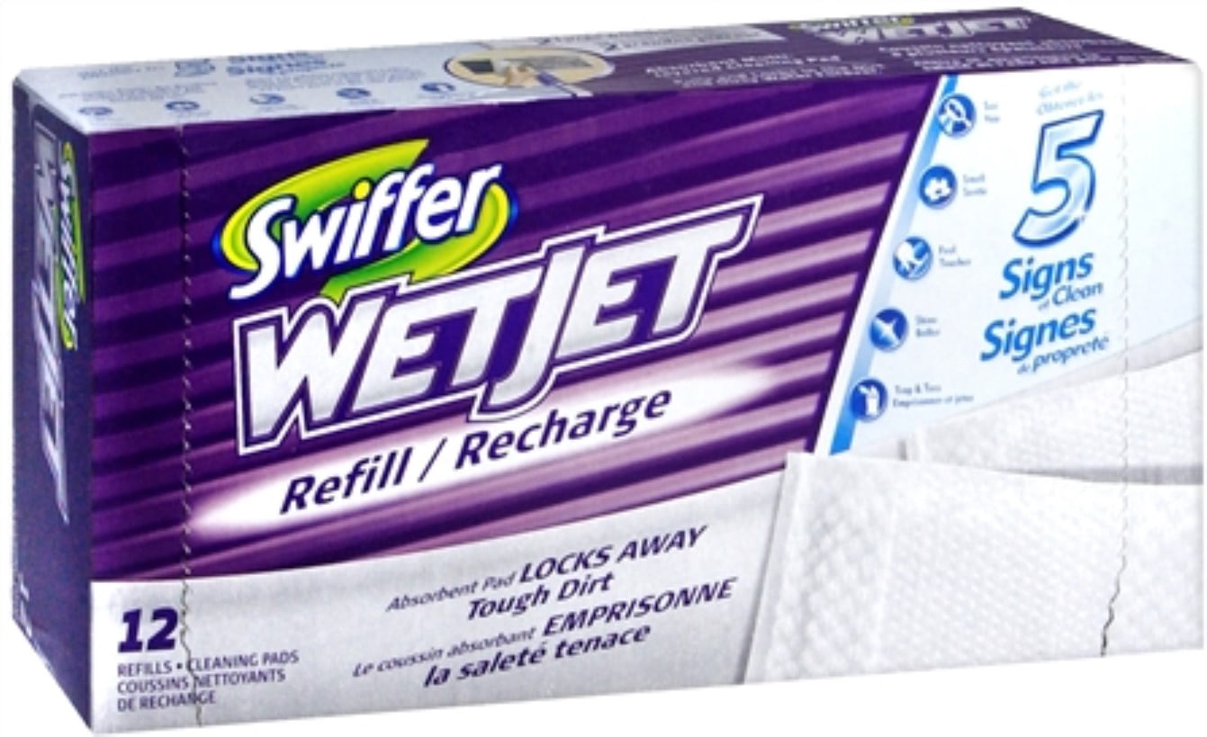 Pack of 3 Swiffer WetJet Cleaner Pads Refills 12 Each 