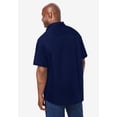 thumbnail image 2 of KingSize Men's Big & Tall Short Sleeve Wrinkle-Free Sport Shirt, 2 of 5