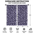 thumbnail image 2 of Blackout Kids Curtains,Leopard Pattern Purple Childrens Insulated Curtains Set Of 2,Bedroom Essentials,Toddler Room Decor 42"x84", 2 of 5