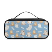 Jiueut Cartoon Cat Stethoscope Storage Bag Stethoscope Bag Personalized Nursing Stethoscope Bag for Nurses with Mesh Pocket Lightweight Stethoscope Holder Case