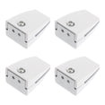 thumbnail image 4 of MasteelfCA 4 Pcs Desk Partition Support Brackets Screen Partition Clips Partition Holders, 4 of 8