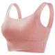 thumbnail image 4 of Sujetador deportivo sin aros para mujer - Camiseta de yoga sexy con fruncido y relleno fijo en el pecho - S-XL, 4 of 4