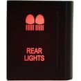 thumbnail image 3 of jfqm 12V 3A Red Light Push Button Switch Driving Light Bar ON-Off Switch Fit for VW Amarok (Color : Spot Light), 3 of 4