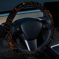 thumbnail image 2 of Halloween Spider Web 14.5 Inch Printing PVC Leather Car Wheel Cover Auto Accessories, 2 of 6