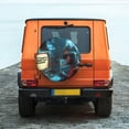 thumbnail image 2 of Fotbe Underwater Office Diver Spare Tire Cover Thickening Universal Fit for Jeep, Trailer, RV, SUV, Truck, Tough Tire Wheel Soft Cover-14 inch, 2 of 8