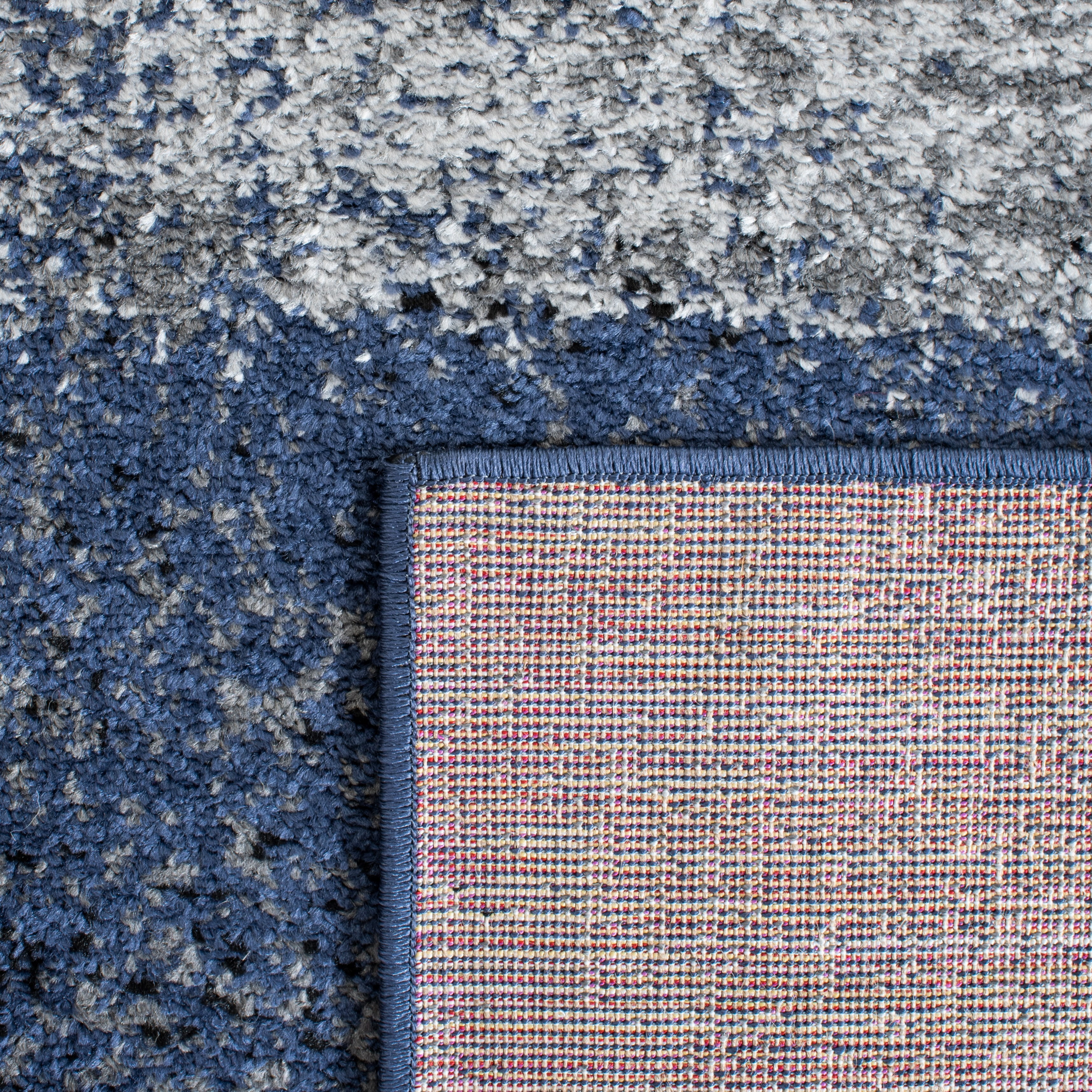 Safavieh Adirondack Rudyard Abstract Ombre Area Rug, Gray/Blue, 6' x 6' Round