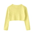 thumbnail image 3 of Dagugfen Toddler Baby Clothes Girls Cardigan Sweater Long Sleeve Button Hollow out Loose Fashion Comfy Cropped Outwear, 3 of 7