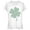 White, variant on Junior's Mickey & Friends Shamrock Friends Graphic Tee Kelly Green 2X Large