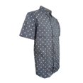 thumbnail image 3 of Camisa George Talla M Manga Corta con Estampado Mini Skulls Azul Marino, 3 of 4