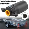 thumbnail image 3 of Heavy-Duty 7-Pin Trailer Wiring Connector Plug, Waterproof 12V Power Link for Commercial Vehicles, RVs, & Semi-Trailers, Durable & Reliable, 3 of 7