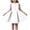 #326-White, variant on AUNVITO Girls Summer Dress Sleeveless Round Neck Ruffle Hem Casual and Comfortable