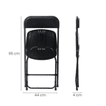 thumbnail image 2 of Silla Plegable 10pz Plastico Reforzada Eventos Fiestas Picool 10 pz, 2 of 6
