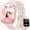 Pink, variant on Mingwear 1.85-inch Women's Smartwatch with Fitness Tracking, 110+ Exercise Modes, Answer/Dial/Pedometer, IP67 Waterproof Fitness Watch fits for Android and IPhone Devices (Pink)