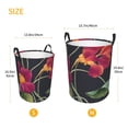 thumbnail image 5 of XMXT Collapsible Laundry Basket, Realistic Watercolor Flowers Waterproof Polyester Laundry Hamper, 40L, 5 of 8