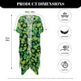 thumbnail image 6 of HELLHERO Clover Bathing Suit Cover Up High Quality Fabrics Lightweight Free Size Beach Kimono for Women, 6 of 6