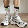 thumbnail image 6 of KLL Lilies Flowers Print Cool Socks Men's Women's Crew Socks Funny Crazy Novelty Stockings, 6 of 6