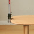 thumbnail image 5 of Center Table Low Table 100% Solid Wood Top Plate Desk Coffee Table Width 120 X Depth 40 X Height 42 Cm Study Desk Work from Home Easy To Assemble Wood with Storage Shelf, Writing Desk (Oak), 5 of 11