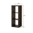 Better Homes & Gardens 3Cube Storage Organizer, Tobacco Oak