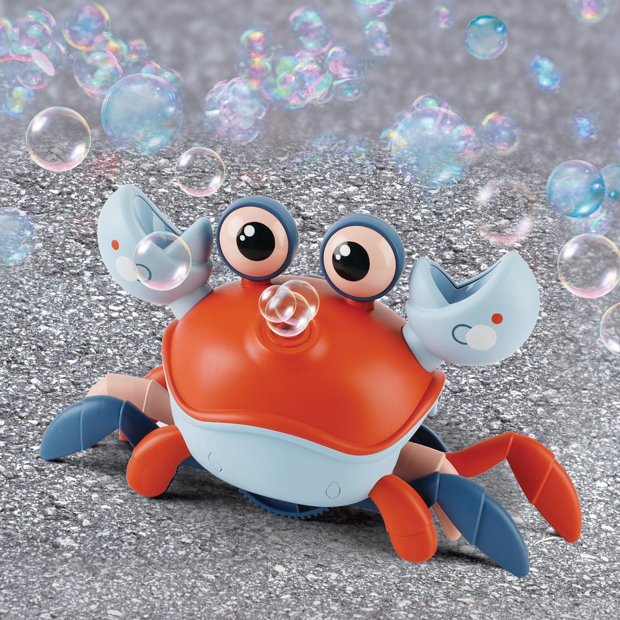 Play Day Dancing Crab Bubble Machine with 4 fl oz Solution, Children Ages 3+