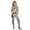 D73/Grey, variant on Girls Jumpsuit High Neck Long Sleeve Glitter Romper Full Zipper Performance For Dance Gymnastics Party Stage Show Classic Comfort Romper