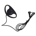 thumbnail image 1 of Bearachild Walkie Talkie en forma de D de 3,5mm, auriculares para escuchar con micrófono, altavoz portátil para el hogar y exteriores Teléfono y Comunicación, 1 of 5