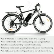 ZNH 500W Electric Bike for Adults - 26 Mountain eBike /Removable 374Wh Battery, 20MPH, 21-Speed & UL2849 Certified，Black